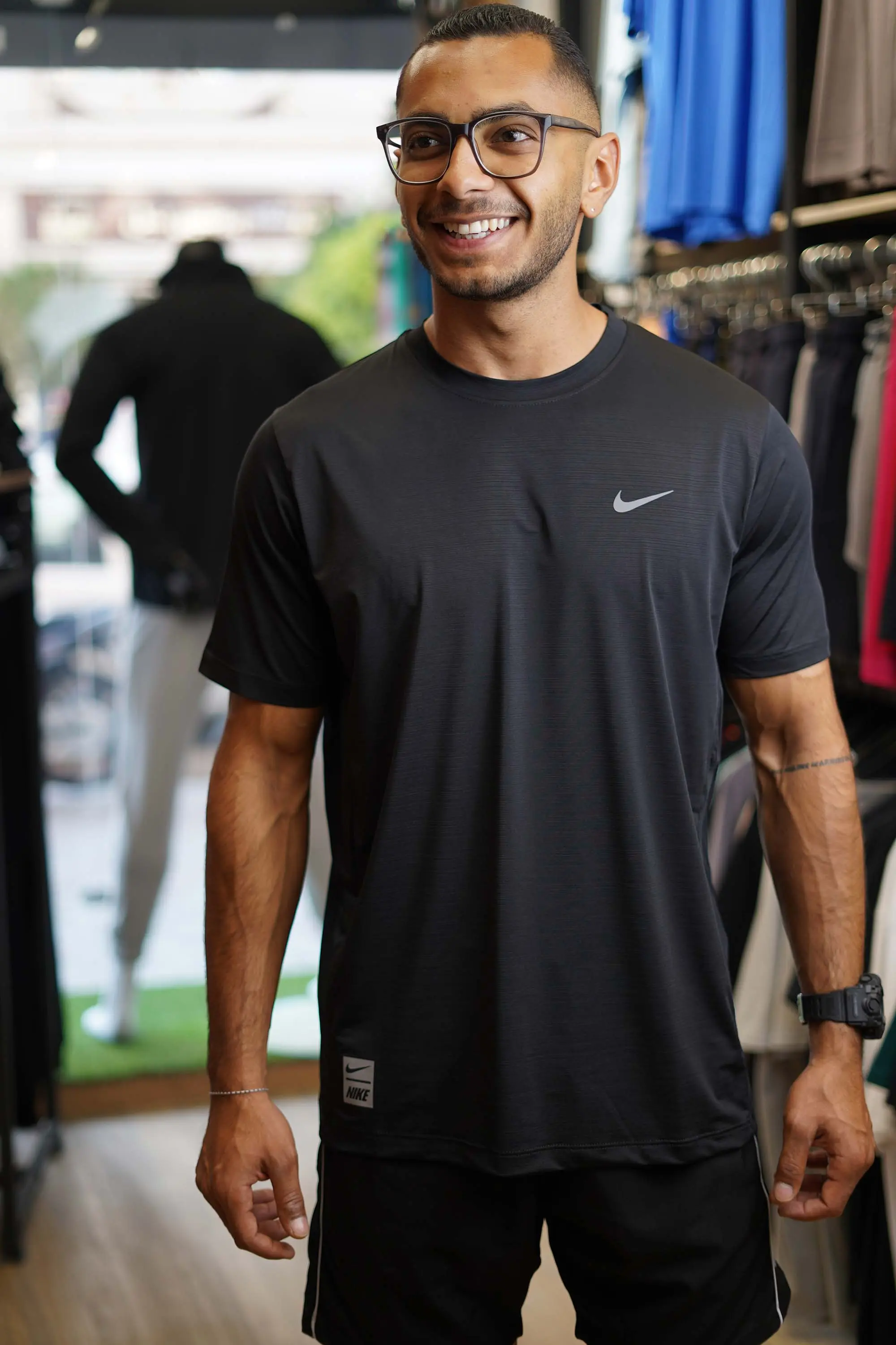 تیشرت ورزشی مردانه پارچه میراژ تمام کش